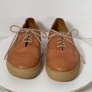 Oliberte Leather Shoe Women Size 9 European 39 Tan Kodiak Brown